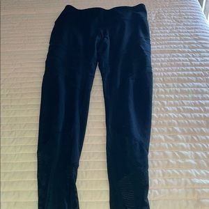 Black mesh women’s leggings